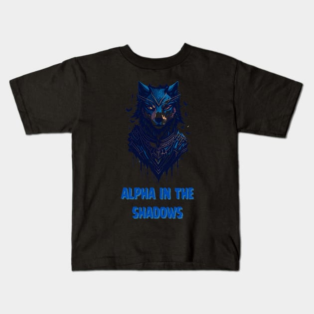 alpha male Kids T-Shirt by vaporgraphic